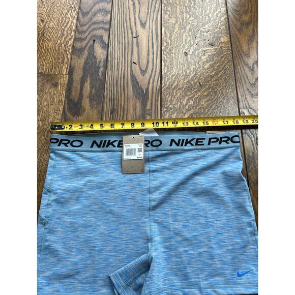 Nike Women's Pro 3" Space Dye Dri-Fit Compression Shorts Size XXL HJ6348-464 - Picture 5 of 5